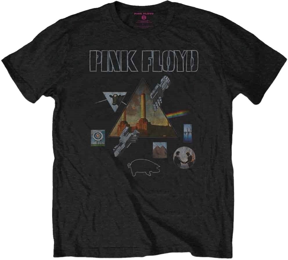 Skjorte Pink Floyd Skjorte Montage Black S