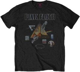 Camiseta de manga corta Pink Floyd Montage Black S Camiseta de manga corta