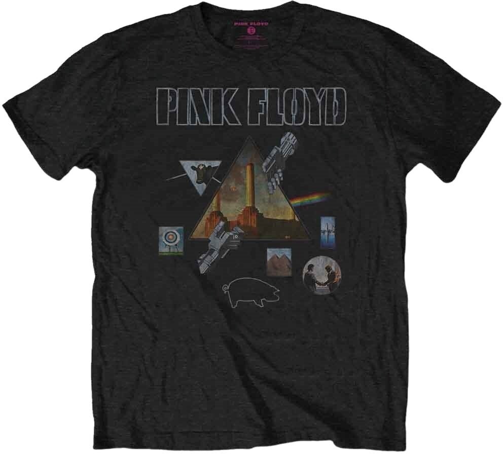 Maglietta Pink Floyd Maglietta Montage Black L