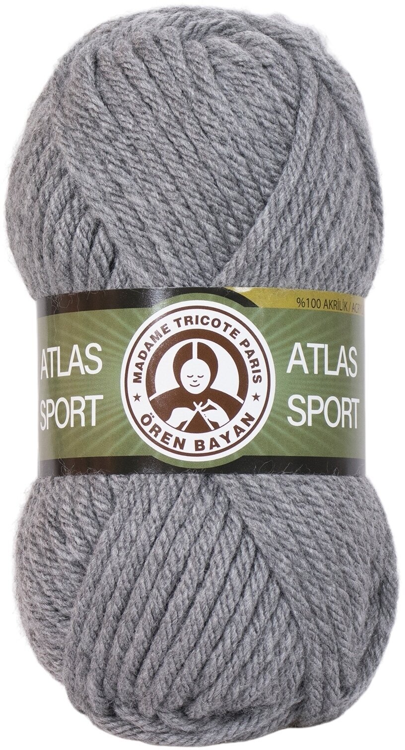 Strikkegarn Madame Tricote Paris Atlas Sport 3024 008 Strikkegarn