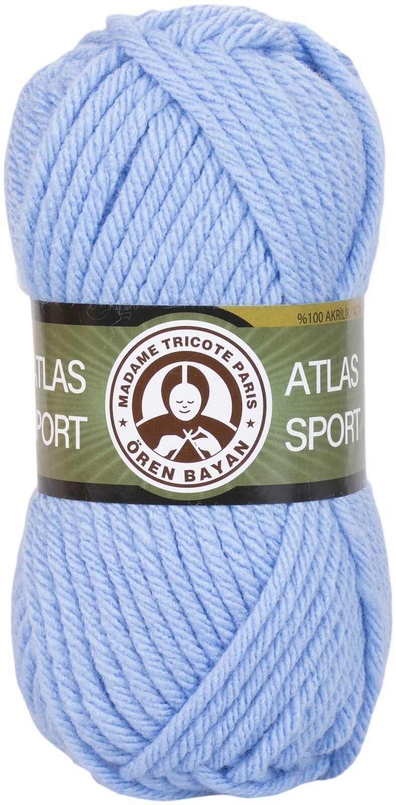 Fil à tricoter Madame Tricote Paris Atlas Sport 3024 012 Fil à tricoter