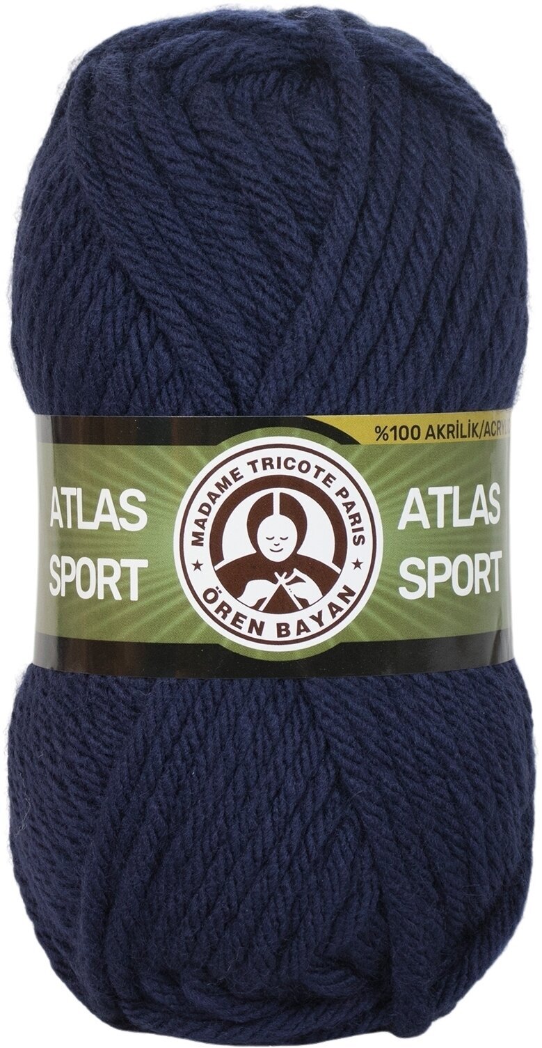 Pređa za pletenje Madame Tricote Paris Atlas Sport 3024 019 Pređa za pletenje