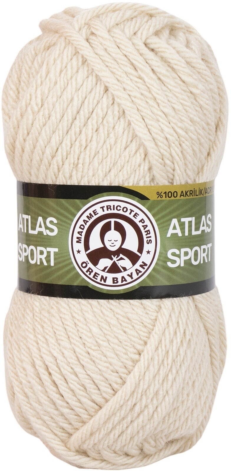 Strikkegarn Madame Tricote Paris Atlas Sport 3024 113 Strikkegarn