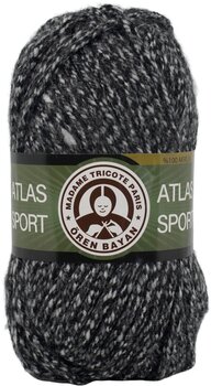 Knitting Yarn Madame Tricote Paris Atlas Sport 3024 300 Knitting Yarn - 1