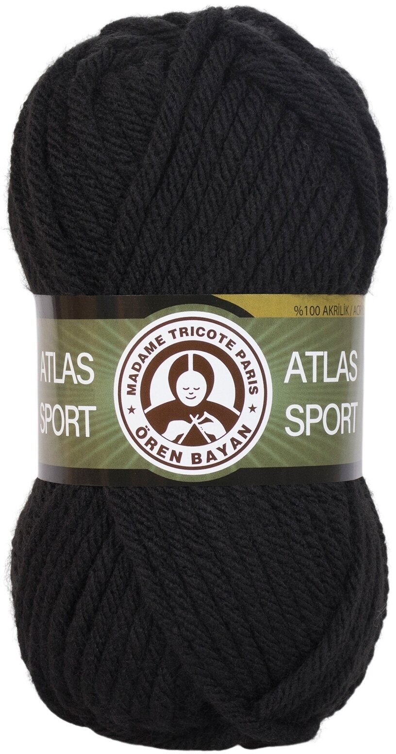 Stickgarn Madame Tricote Paris Atlas Sport 3024 999 Stickgarn