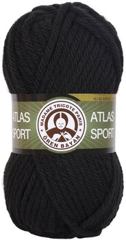 Νήμα Πλεξίματος Madame Tricote Paris Atlas Sport 3024 999 Νήμα Πλεξίματος - 1