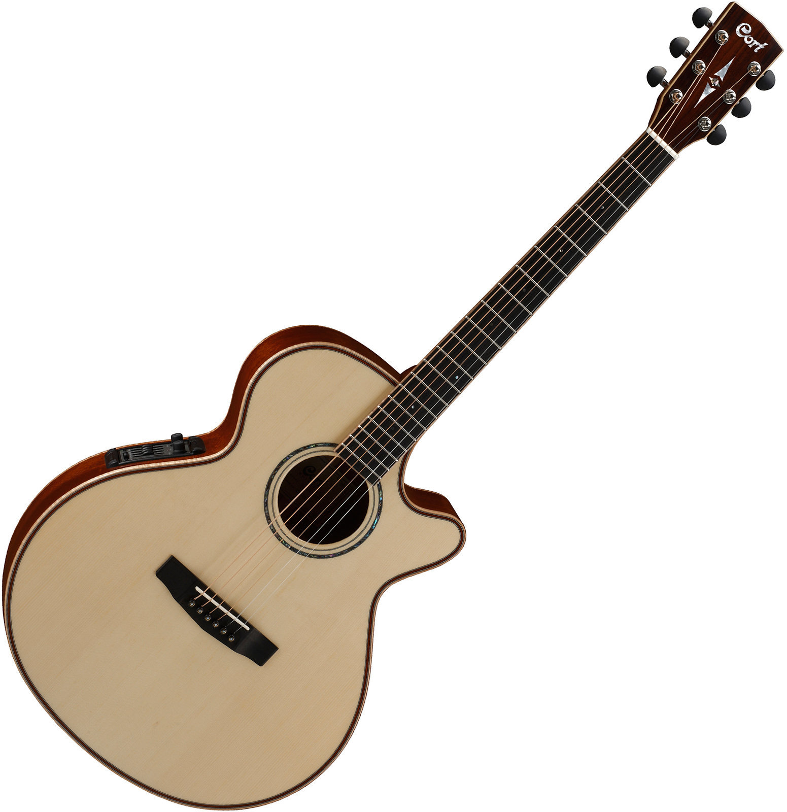 Jumbo Elektro-Akustikgitarren Cort AS-S4 NAT
