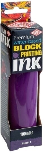 Färg för linoleumsnitt Essdee Premium Block Printing Ink Färg för linoleumsnitt Purple 100 ml