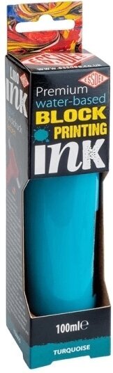 Farba na linoryt Essdee Premium Block Printing Ink Farba na linoryt Turquoise 100 ml
