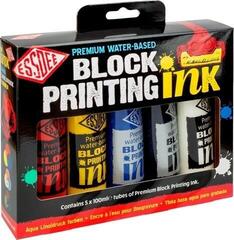 Peintures pour la linogravure Essdee Block Printing Ink Peintures pour la linogravure 5 x 300 ml
