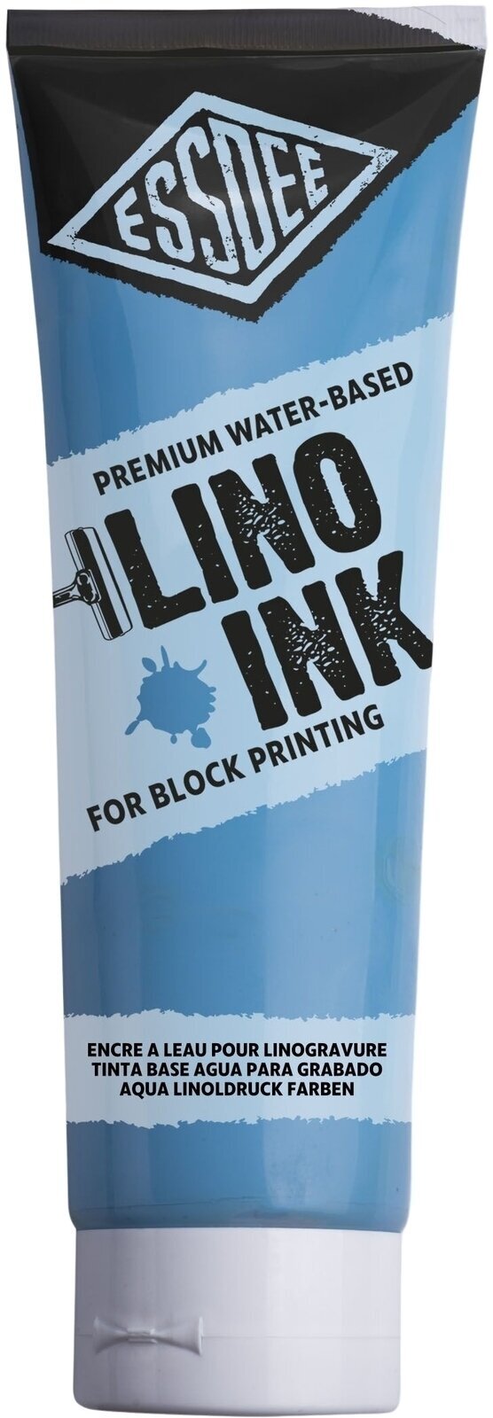 Paint For Linocut Essdee Block Printing Ink Paint For Linocut Sky Blue 300 ml