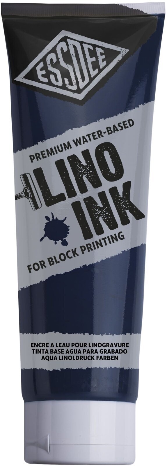 Färg för linoleumsnitt Essdee Block Printing Ink Färg för linoleumsnitt Prussian Blue 300 ml