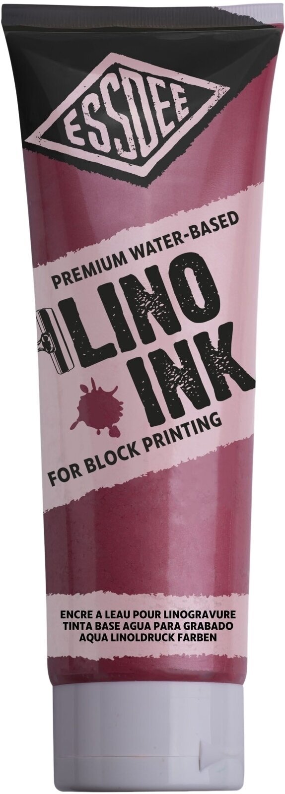 Paint For Linocut Essdee Block Printing Ink Paint For Linocut Pearlescent Red 300 ml