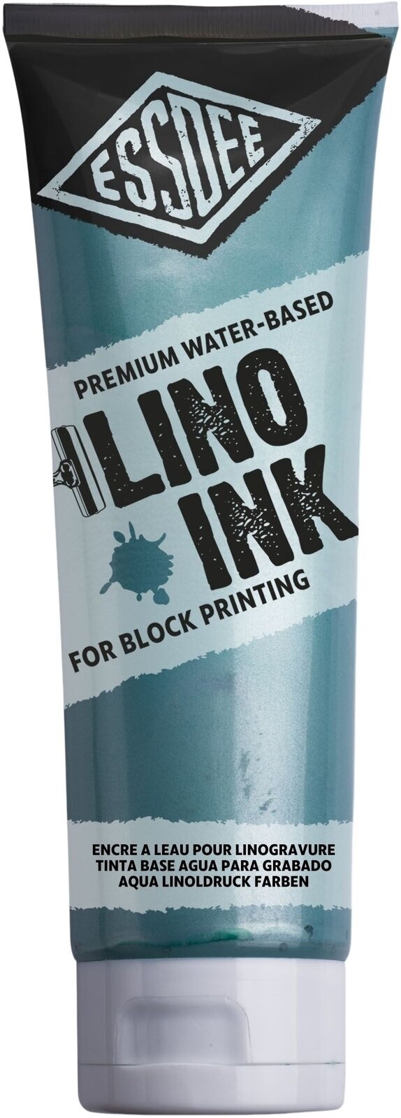 Färg för linoleumsnitt Essdee Block Printing Ink Färg för linoleumsnitt Pearlescent Green 300 ml