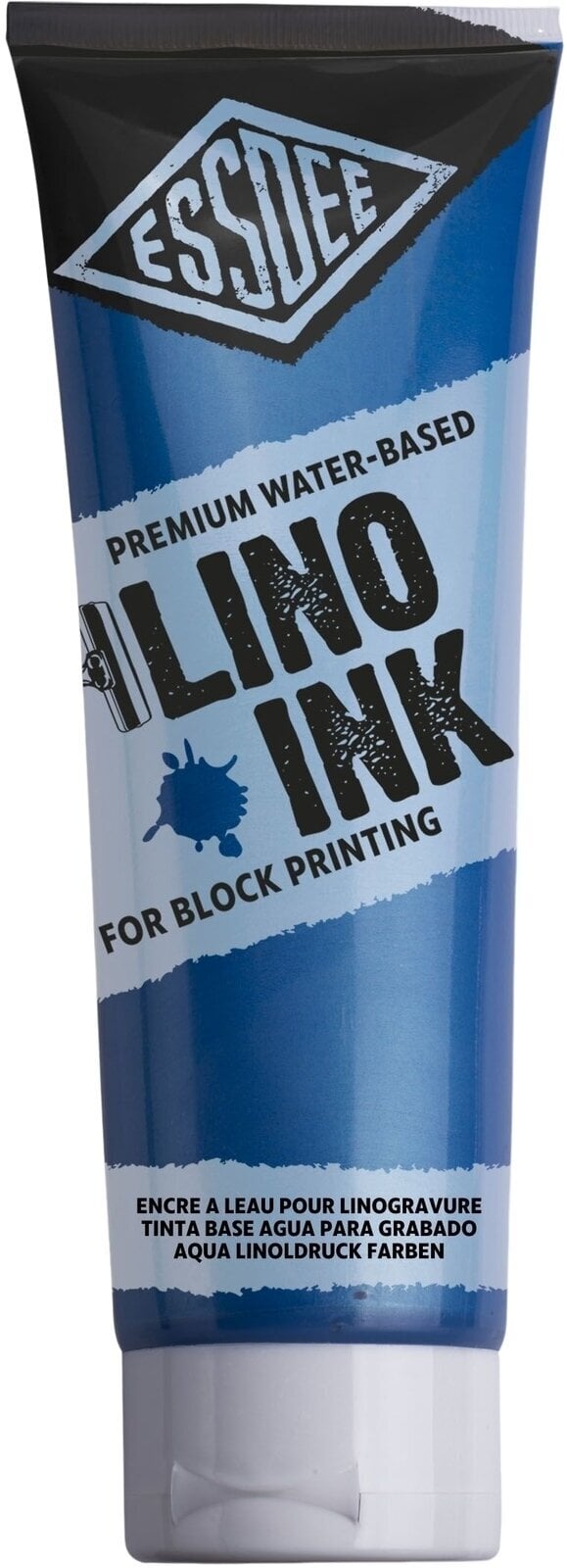 Barva na linoryt Essdee Block Printing Ink Barva na linoryt Pearlescent Blue 300 ml