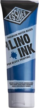 Culoare pentru linogravură Essdee Block Printing Ink Culoare pentru linogravură Pearlescent Blue 300 ml - 1