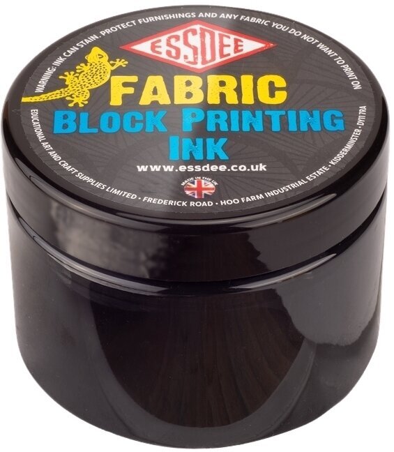 Χρώμα για λινογραφία Essdee Fabric Printing Ink Χρώμα για λινογραφία Black 150 ml