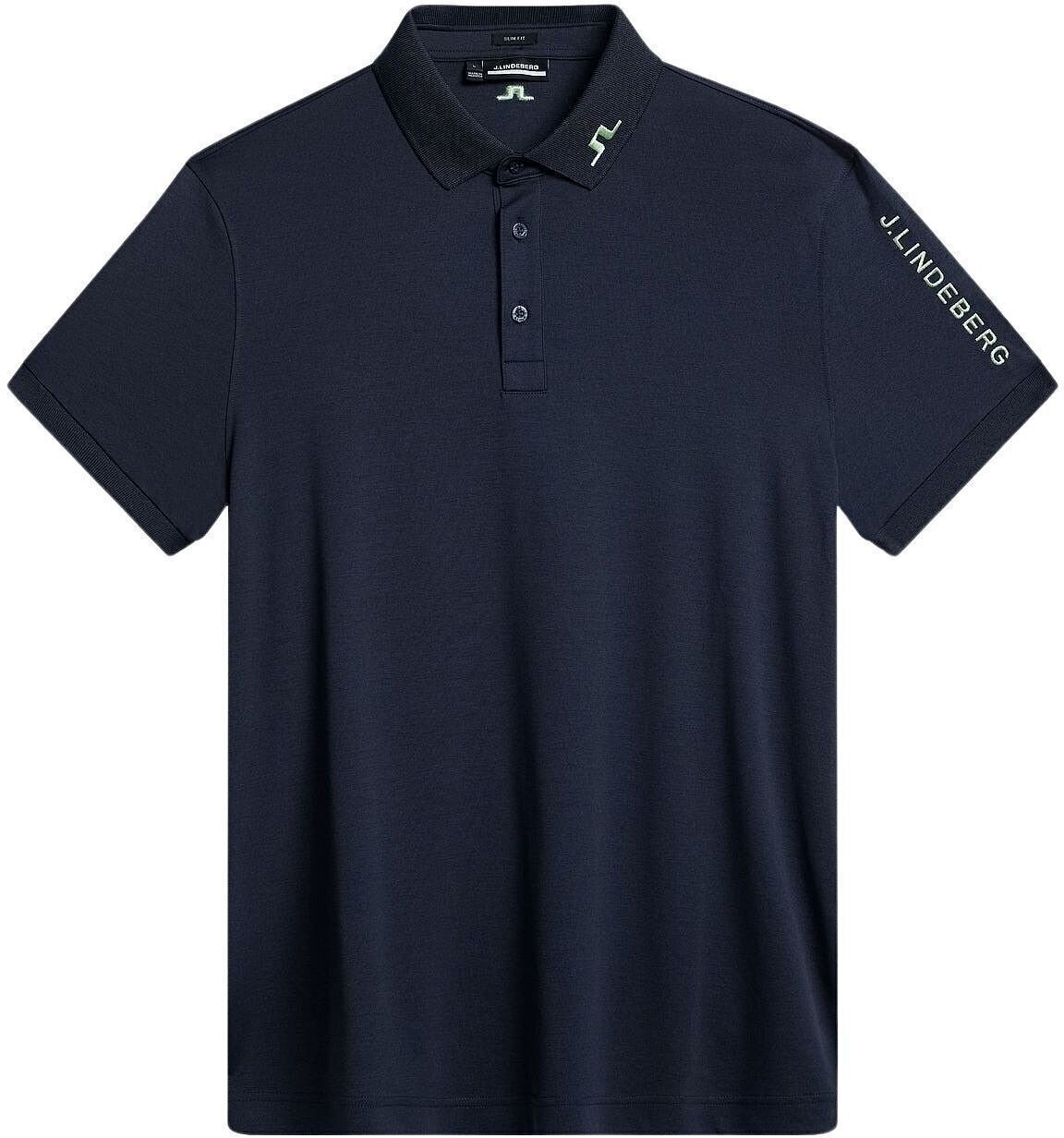 Polo Shirt J.Lindeberg Tour Tech Slim Fit Mens Navy Melange L Polo Shirt