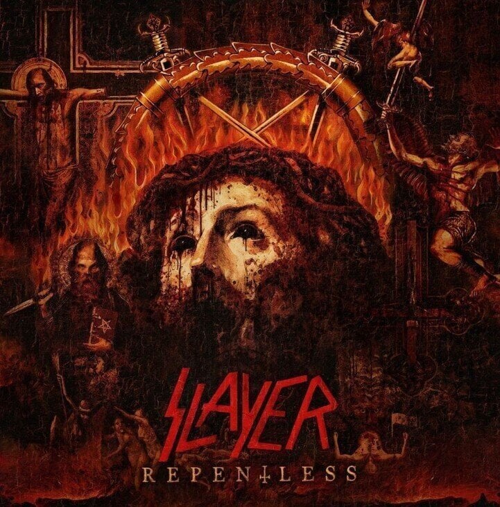 Vinyl Record Slayer - Repentless (Orange Yellow Black Splatter Coloured) (LP)
