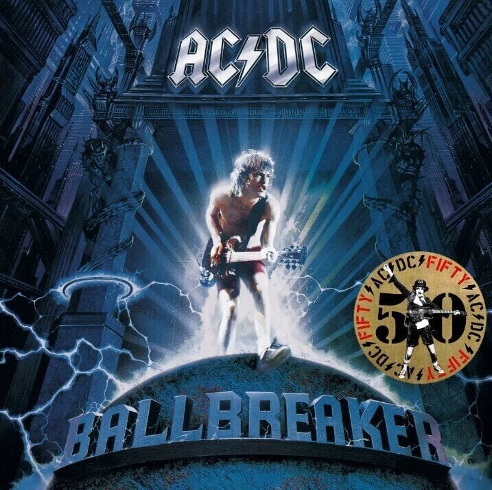 Vinylplade AC/DC - Ballbreaker (Gold Coloured) (Anniversary Edition) (LP)
