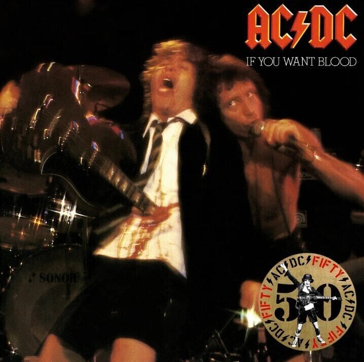 Schallplatte AC/DC - If You Want Blood You've Got it (Gold Coloured) (Anniversary Edition) (LP)