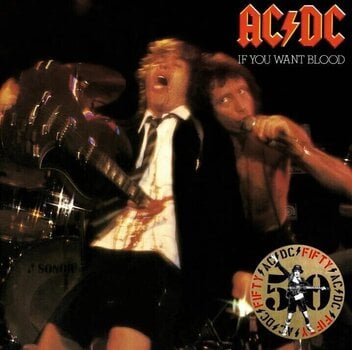 Disco de vinilo AC/DC - If You Want Blood You've Got it (Gold Coloured) (Anniversary Edition) (LP) - 1