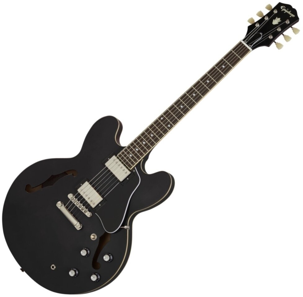 Halvakustisk guitar Epiphone ES-335 Ebony Halvakustisk guitar