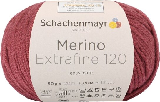 Przędza dziewiarska Schachenmayr Merino Extrafine 120 00128 Przędza dziewiarska - 1