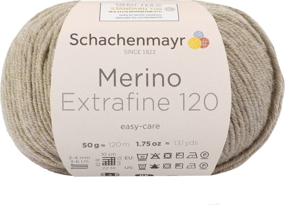 Filati per maglieria Schachenmayr Merino Extrafine 120 00106 Filati per maglieria