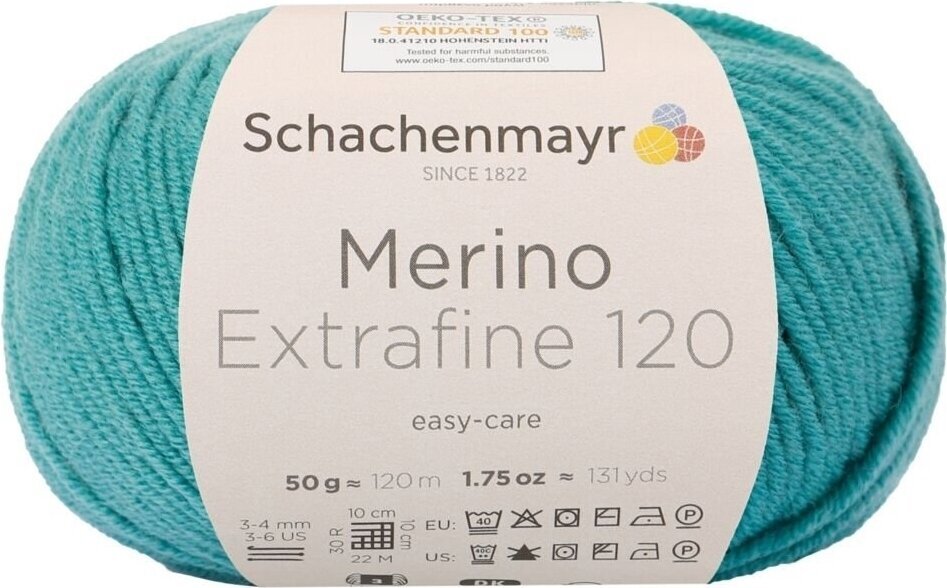 Fire de tricotat Schachenmayr Merino Extrafine 120 00176 Fire de tricotat