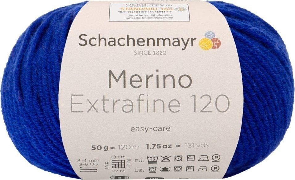 Fios para tricotar Schachenmayr Merino Extrafine 120 00153 Fios para tricotar