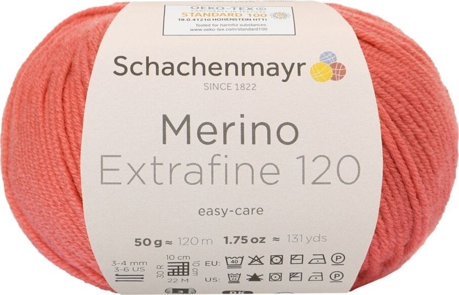 Kötőfonal Schachenmayr Merino Extrafine 120 00134 Kötőfonal