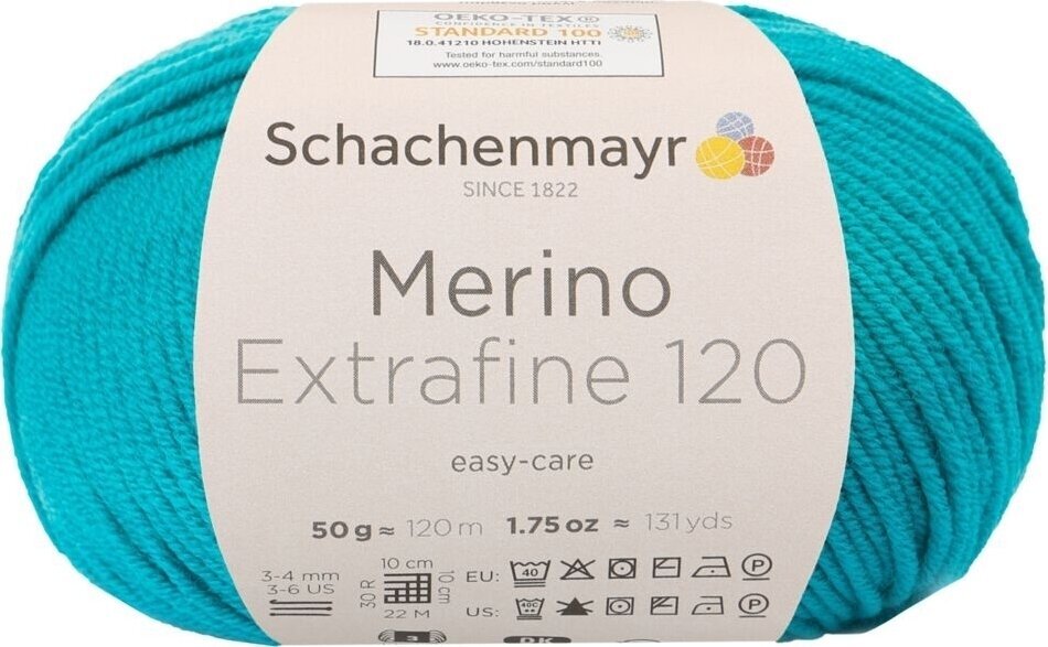 Fios para tricotar Schachenmayr Merino Extrafine 120 00177 Fios para tricotar