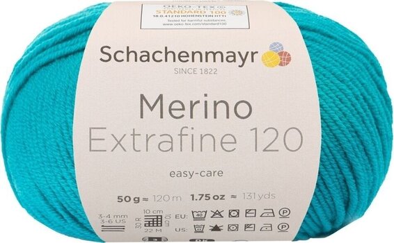 Fil à tricoter Schachenmayr Merino Extrafine 120 00177 Fil à tricoter - 1
