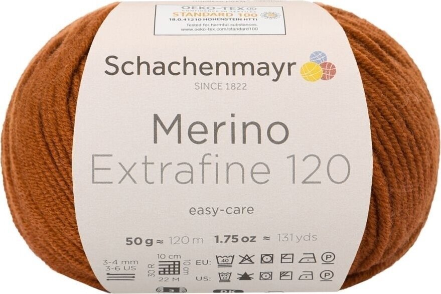 Przędza dziewiarska Schachenmayr Merino Extrafine 120 00110 Przędza dziewiarska