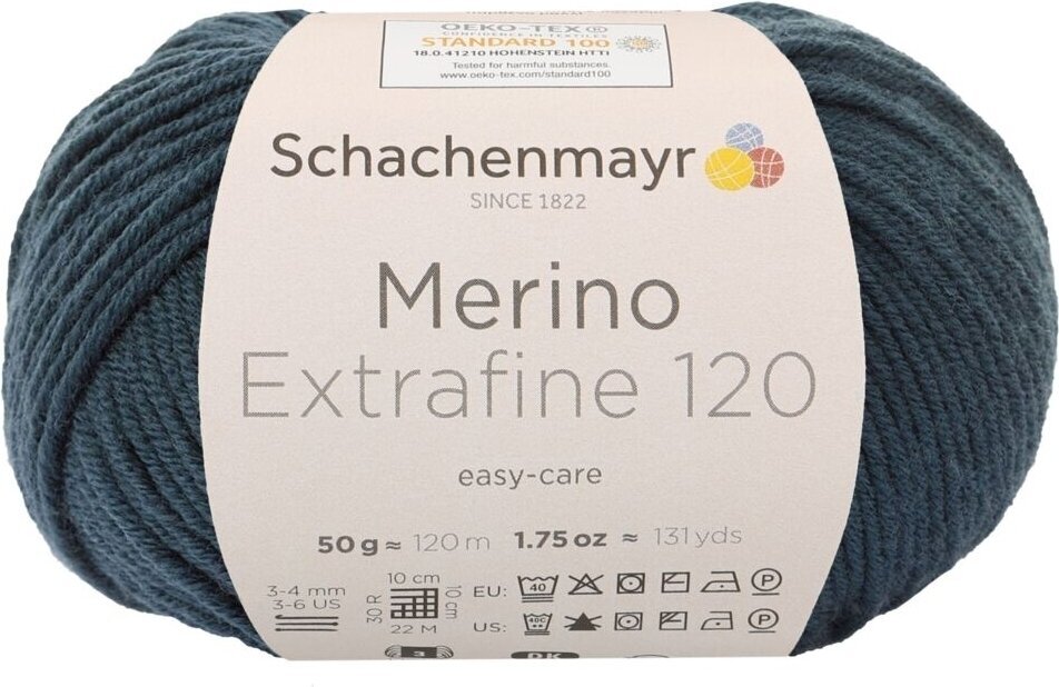 Fil à tricoter Schachenmayr Merino Extrafine 120 00178 Fil à tricoter