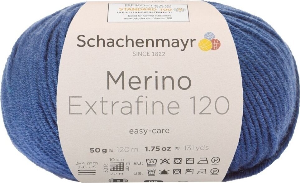 Fil à tricoter Schachenmayr Merino Extrafine 120 00155 Fil à tricoter