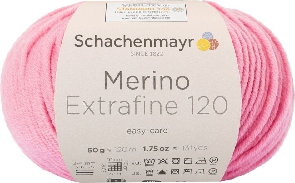 Fios para tricotar Schachenmayr Merino Extrafine 120 00136 Fios para tricotar