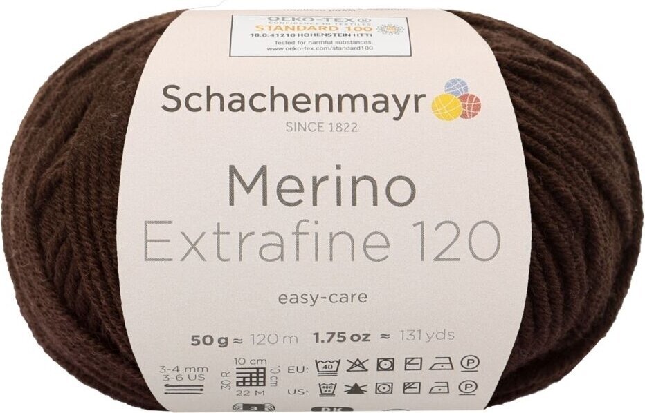 Knitting Yarn Schachenmayr Merino Extrafine 120 00112 Knitting Yarn