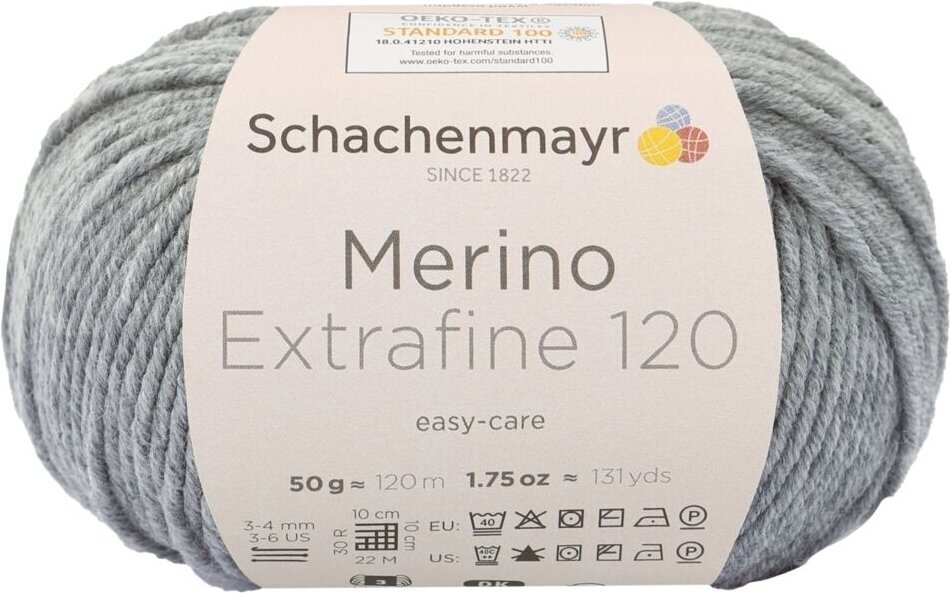 Νήμα Πλεξίματος Schachenmayr Merino Extrafine 120 00191 Νήμα Πλεξίματος