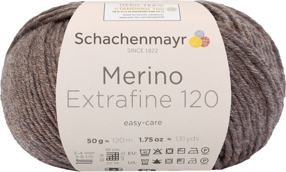 Przędza dziewiarska Schachenmayr Merino Extrafine 120 00114 Przędza dziewiarska