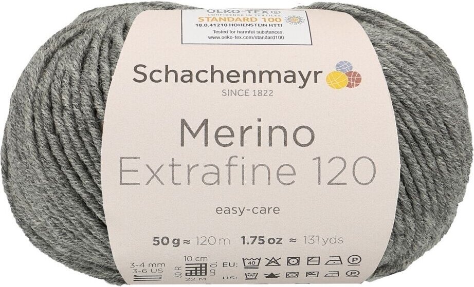 Νήμα Πλεξίματος Schachenmayr Merino Extrafine 120 00192 Νήμα Πλεξίματος