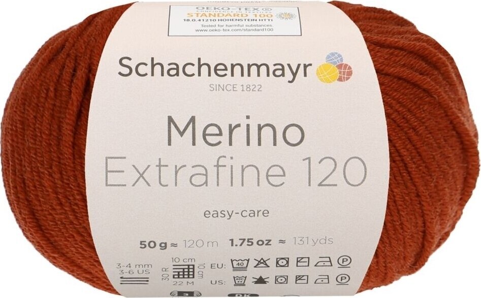 Strikkegarn Schachenmayr Merino Extrafine 120 00115 Strikkegarn