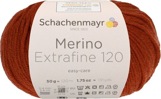 Kötőfonal Schachenmayr Merino Extrafine 120 00115 Kötőfonal - 1