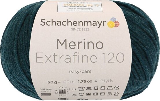 Fil à tricoter Schachenmayr Merino Extrafine 120 00163 Fil à tricoter - 1