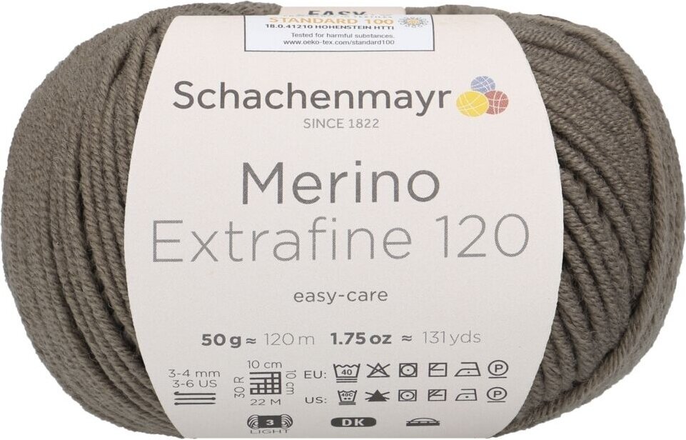 Knitting Yarn Schachenmayr Merino Extrafine 120 00116 Knitting Yarn