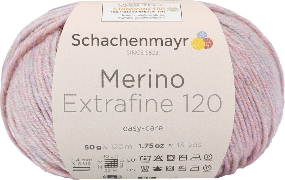 Fil à tricoter Schachenmayr Merino Extrafine 120 00141 Fil à tricoter