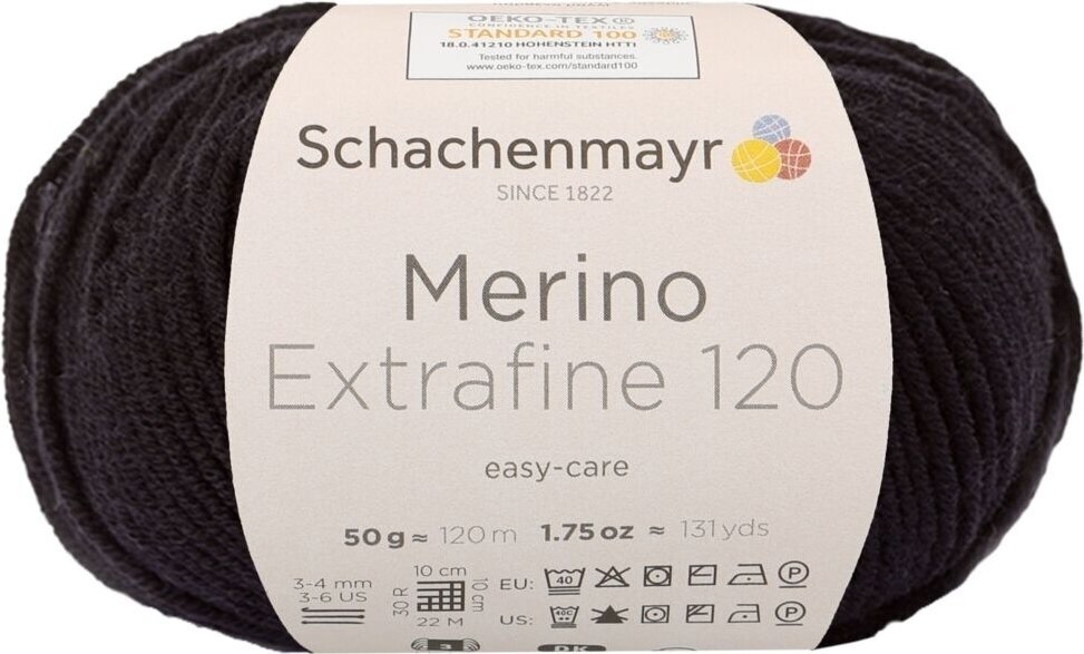 Kötőfonal Schachenmayr Merino Extrafine 120 00199 Kötőfonal