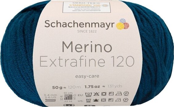 Fil à tricoter Schachenmayr Merino Extrafine 120 00164 Fil à tricoter - 1