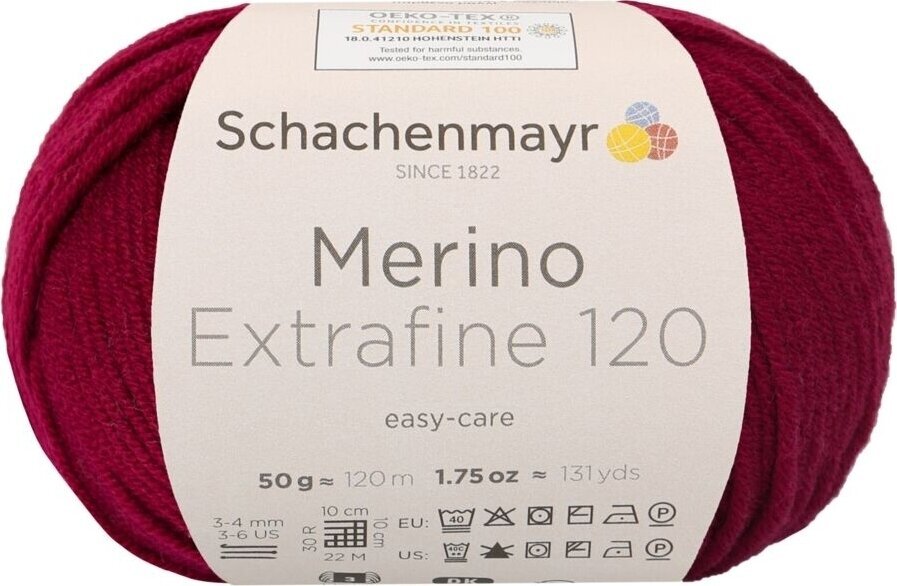 Knitting Yarn Schachenmayr Merino Extrafine 120 00142 Knitting Yarn